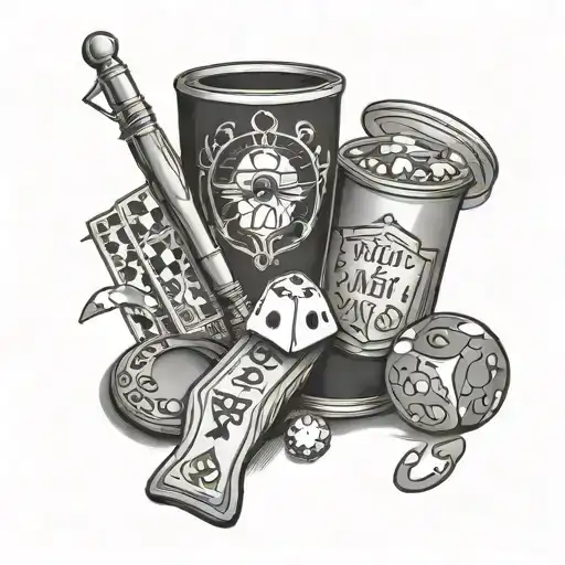 A Tattoo With Deep Meaning About Regret And Drugs And Gambling Problems