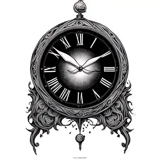 Infinity Clock With No Hands And The Date Viii Xxxi Mmxxiv