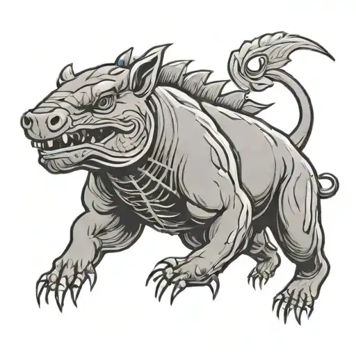 Arkansas Razorback Tattoo Design