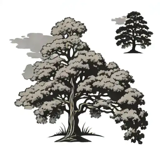 Stanford Tree Silhouette