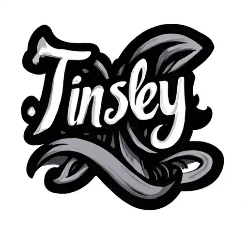 Tinsley Name Tattoo Design