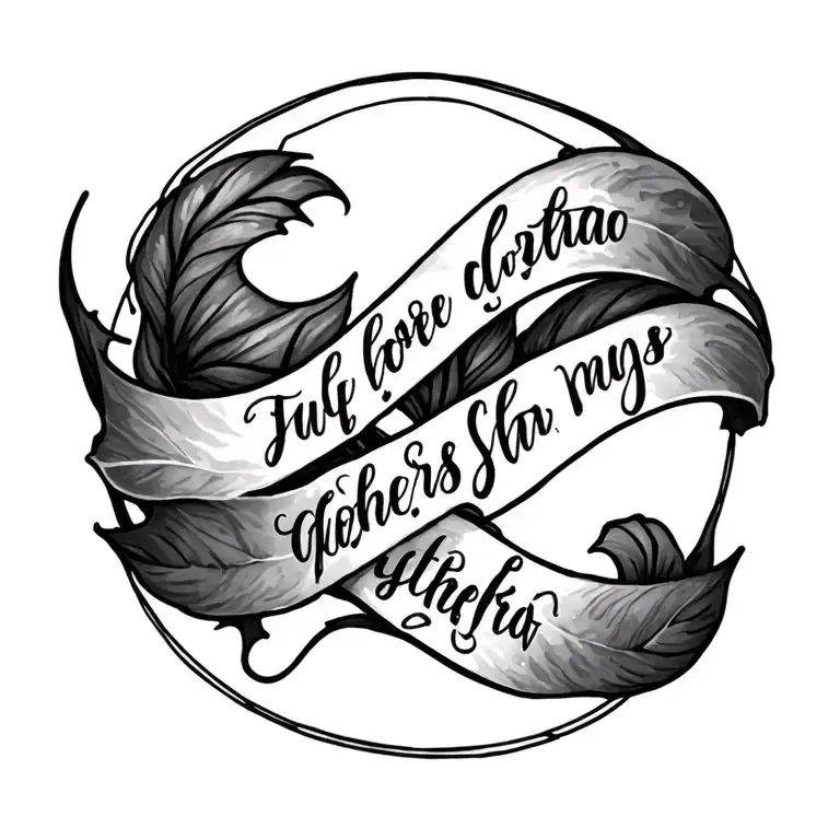 Circle Of Childrens Names Written