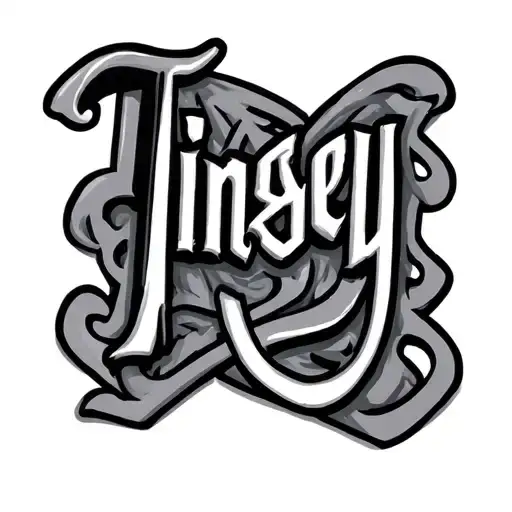 Tinsley Name Tattoo Design