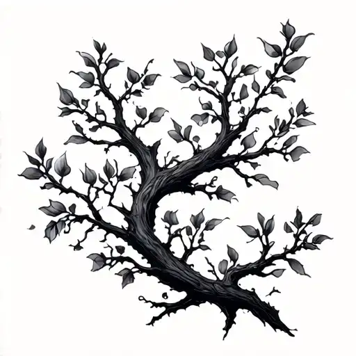 Two Branches Stretching Towards