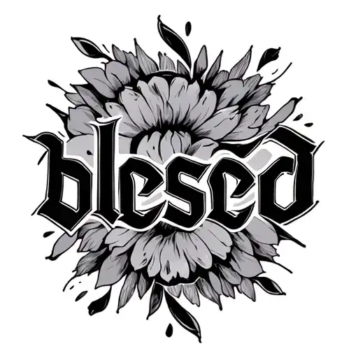 Blessed And Highly Favored In Writing Hebrew Letters