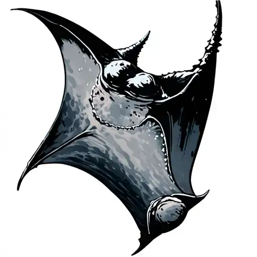 Old School Manta Ray