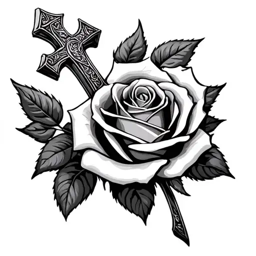 Rose And Cross