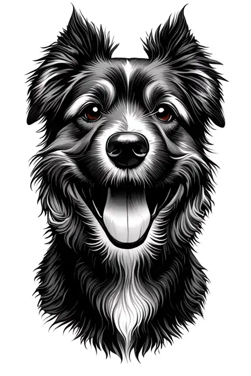 Dog Smile Emoji Made