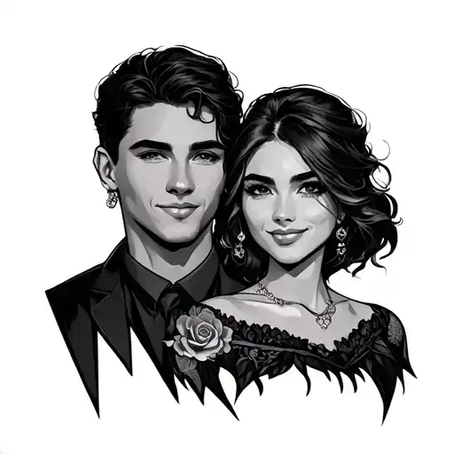 Couple Tattoo That Says Now And Still