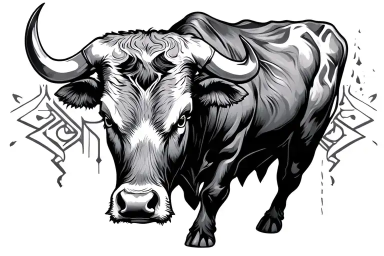 Bull With Black Magic