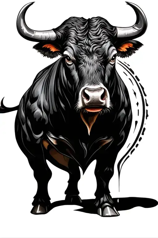 Bull With Black Magic