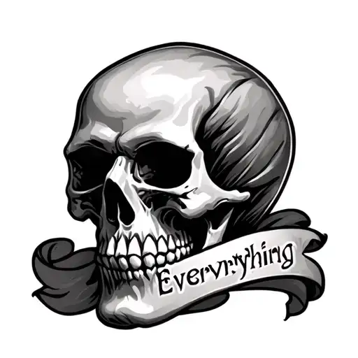 Skull Loyalty Out Values Everything