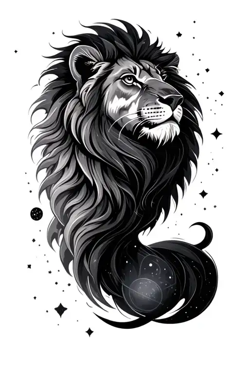 Universe And Lion