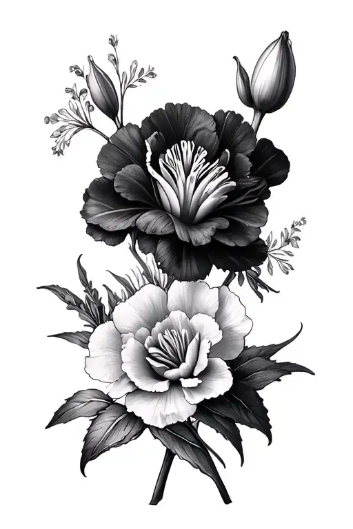 Freesia And Carnations Flower Mix Filler