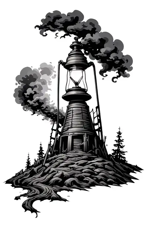 Mining Latern On Top