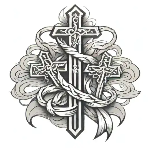 3 Crosses Intertwined
