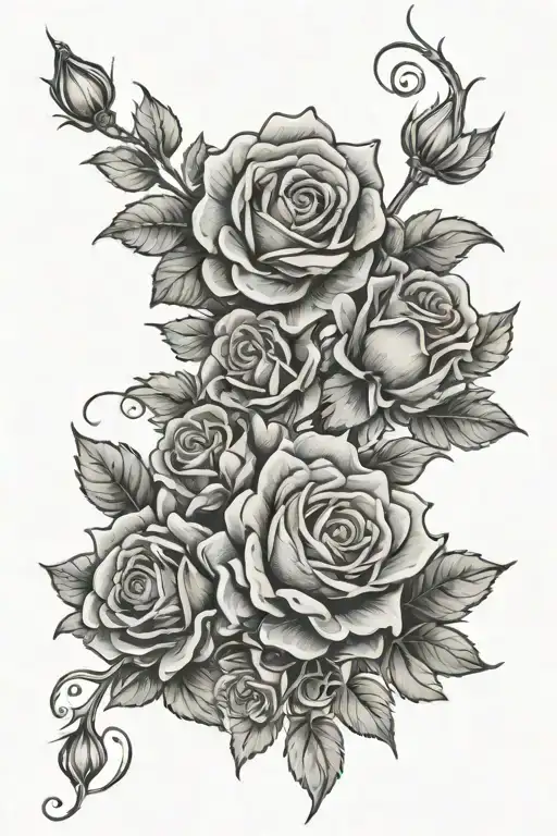 Daisys And Roses Maybe Vines