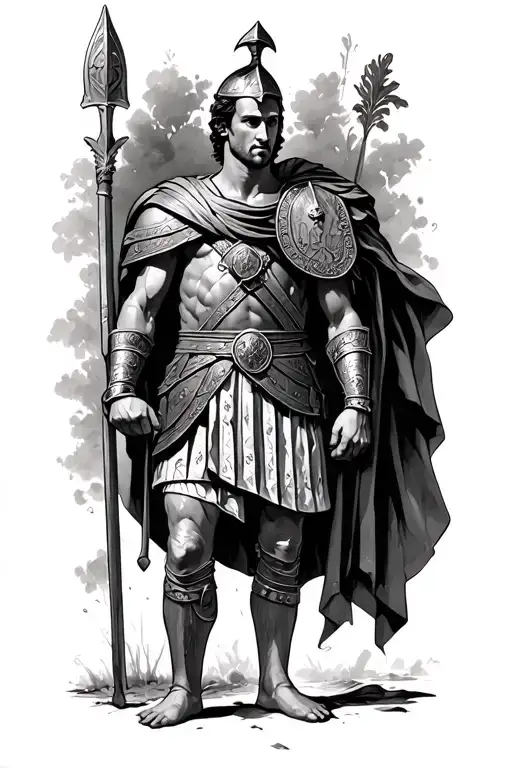 Roman Soldier Standing
