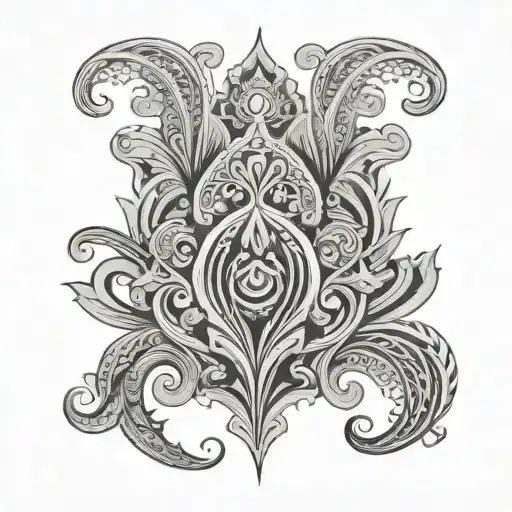 Line Forming Intricate Patterns