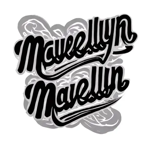 Mavellyn Name Written