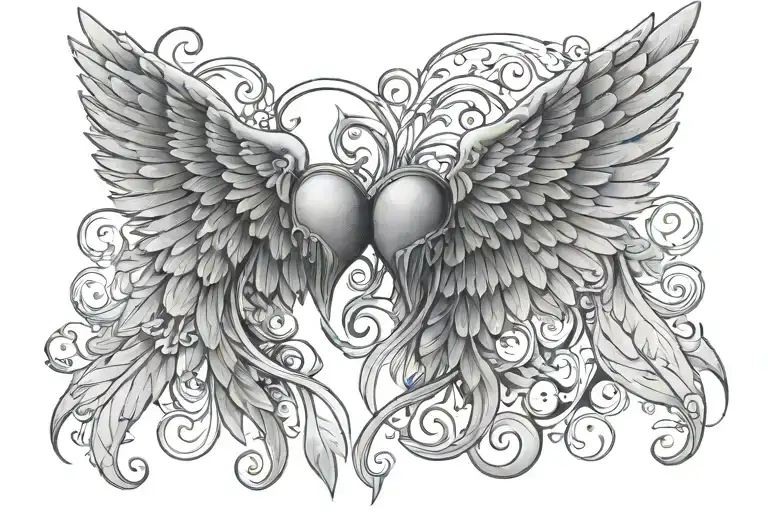 Angel Wings Chest Piece