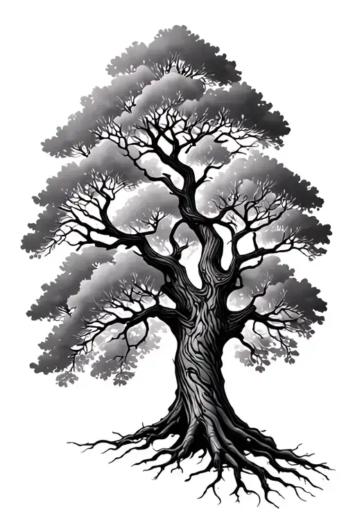 Family Tree Branches Pmsketch Style