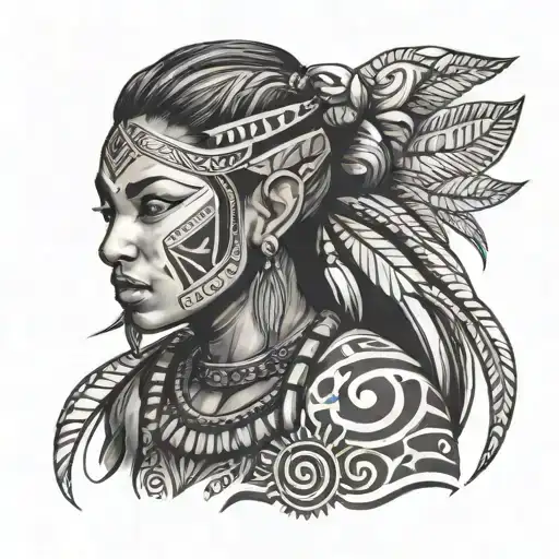 Tribal Girl With A