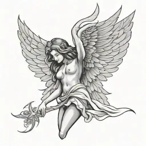 Star Angel And Wings