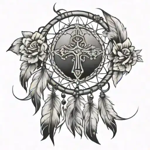 Dream Catcher With Cross