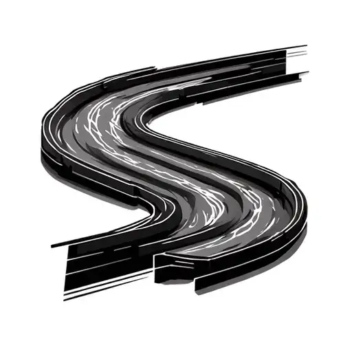 Silverstone F1 Track Forming The Shape