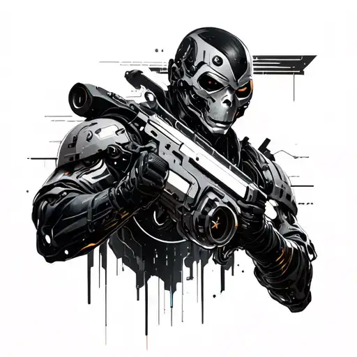 Cyberpunk 2077 Cyberware Symetrical And Geometrical