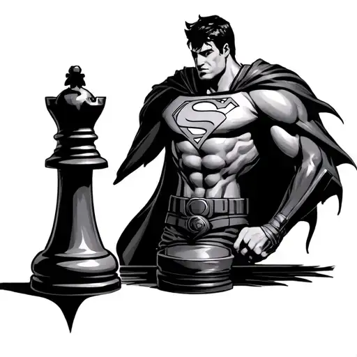 Chess Rook As Superman