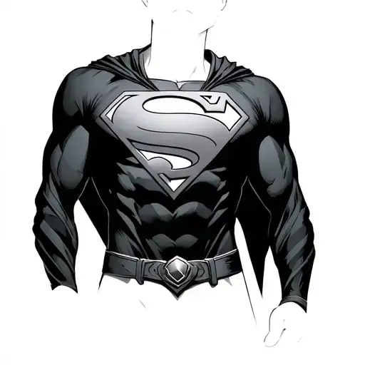 Open Shirt And Show Superman