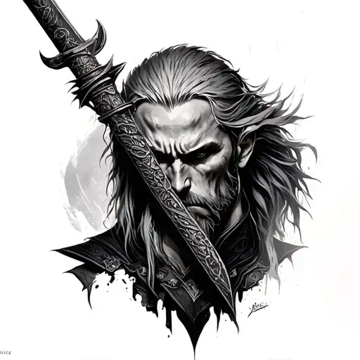 Witcher 3 Video Game Custom Piece