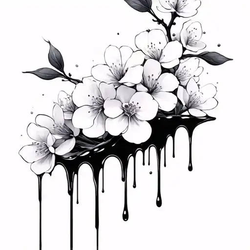 Cherry Blossom Dripping Liquid