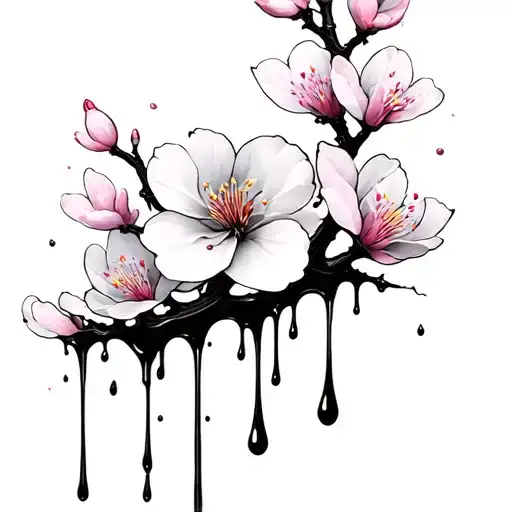 Cherry Blossom Dripping Liquid