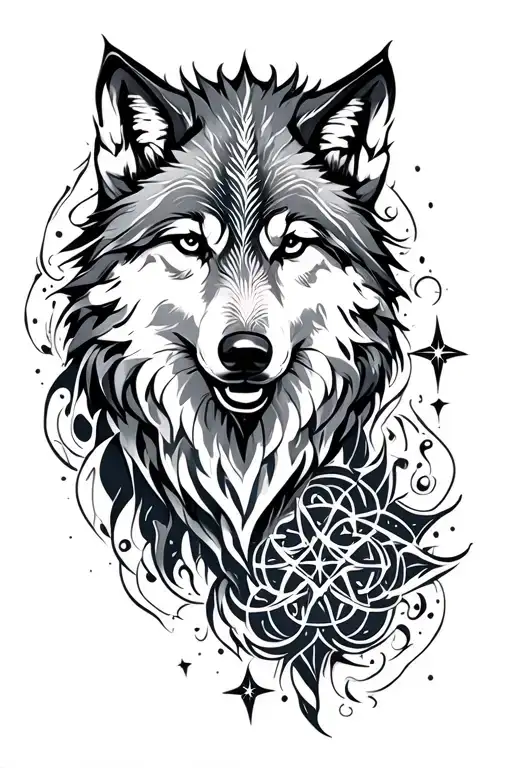 Wolf Orion Star Pattern Forming