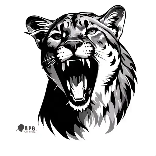 Mountain Lion Roaring