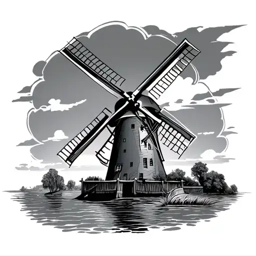 Windmill Dutch Style