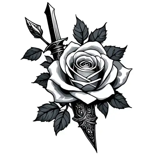 Dagger And Rose