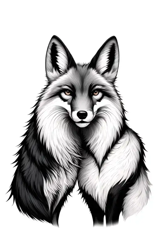 Fox And Leo Touch Their Heads