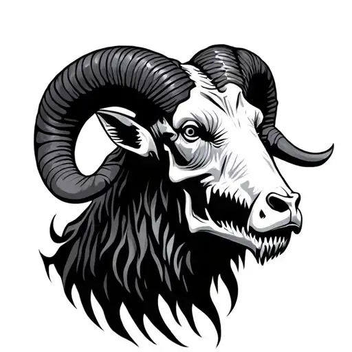 Zombie Ram Head