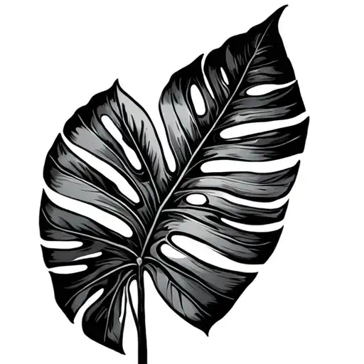 Monstera Plant Leaf