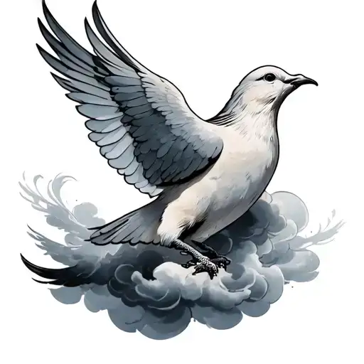Dove And Cloud