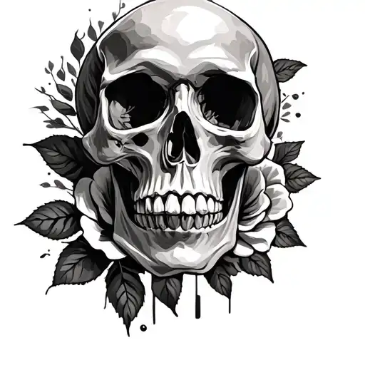 Skull And Roses