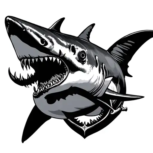 Shark With Anchor