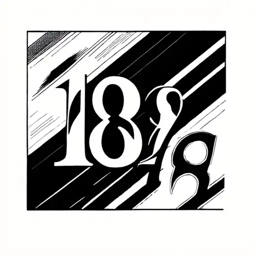 1988 Number Verticaly