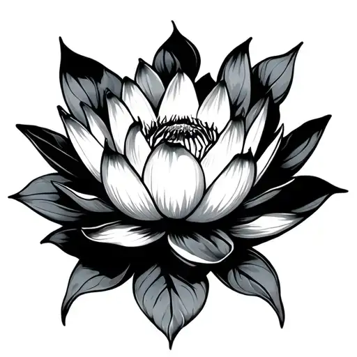 Lotus Flower Surrounded