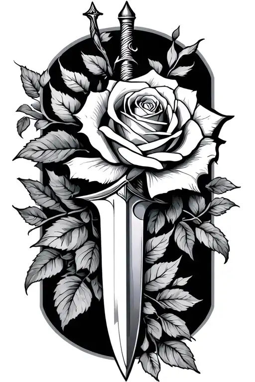 Dagger And Rose