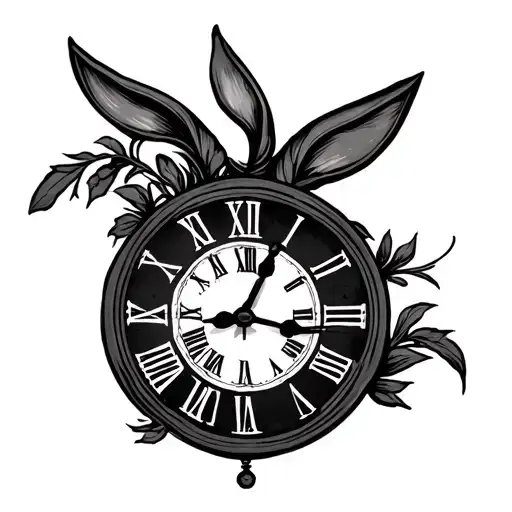 White Rabbit Clock
